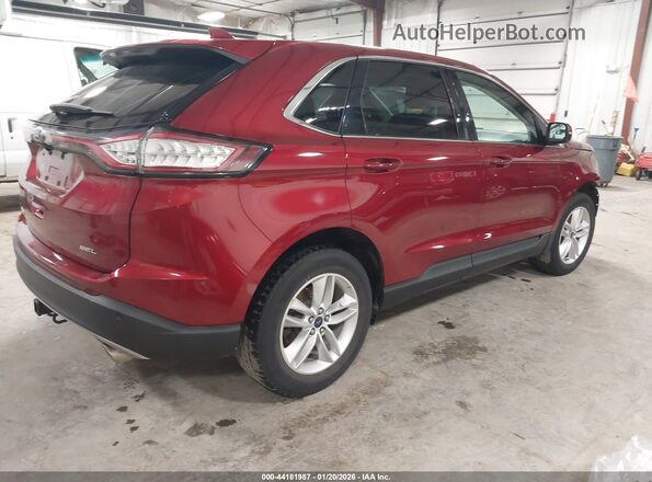 2FMPK3J88GBC31117 2016 FORD EDGE Red უკანა მარჯვენა