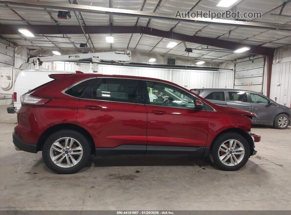 2FMPK3J88GBC31117 2016 FORD EDGE Red სალონის 360-გრადუსიანი ხედი