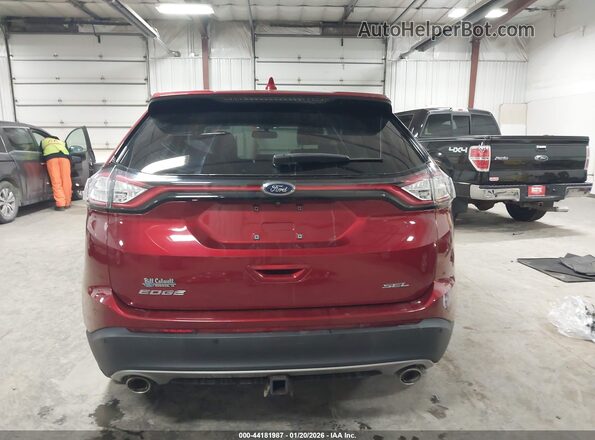 2FMPK3J88GBC31117 2016 FORD EDGE Red 