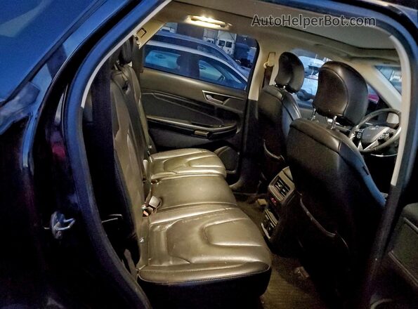 2FMPK3K97JBB06690 2018 FORD EDGE Black Vista interior trasera