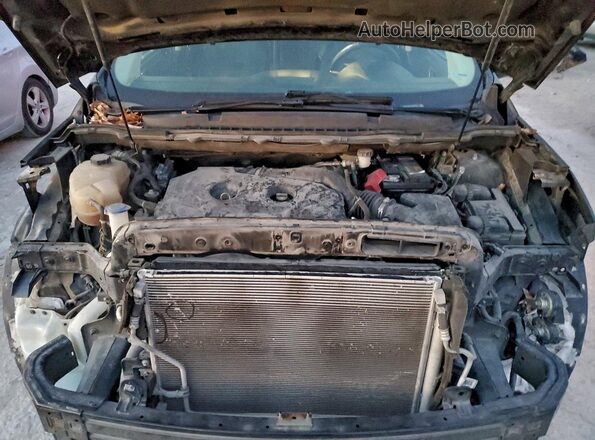 2FMPK3K97JBB06690 2018 FORD EDGE Black Vista del compartimento del motor