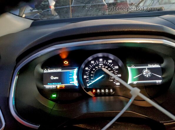 2FMPK3K97JBB06690 2018 FORD EDGE Black Vista del cuadro de instrumentos