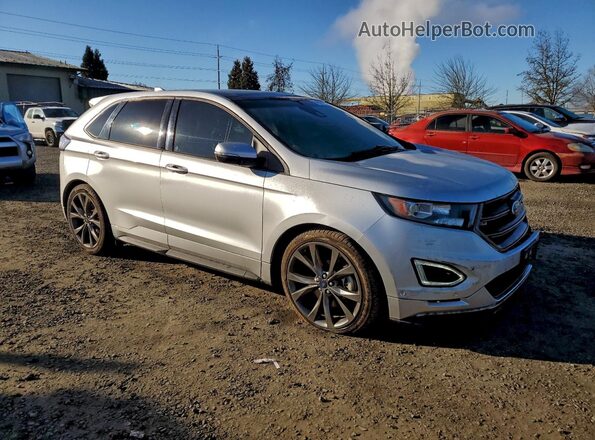 2FMPK4AP1GBC38049 2016 FORD EDGE Silver წინა მარჯვენა