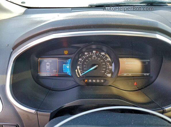 2FMPK4AP1GBC38049 2016 FORD EDGE Silver ხელსაწყოთა პანელის ხედი