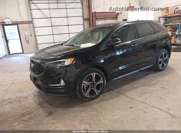 2FMPK4AP2MBA46473 2021 FORD EDGE Black Przód lewy