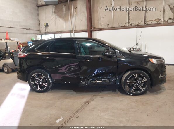 2FMPK4AP2MBA46473 2021 FORD EDGE Black Widok wnętrza z tyłu