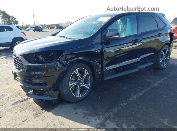 2FMPK4AP4KBC01473 2019 FORD EDGE Black Przód lewy