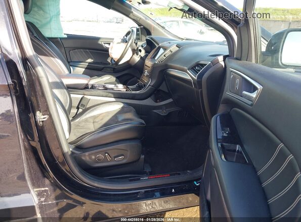 2FMPK4AP4KBC01473 2019 FORD EDGE Black Widok wnętrza z przodu