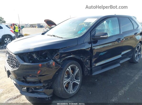 2FMPK4AP4KBC01473 2019 FORD EDGE Black Widok z przodu