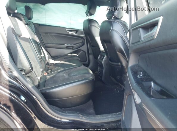 2FMPK4AP4KBC01473 2019 FORD EDGE Black Widok naklejki z numerem VIN