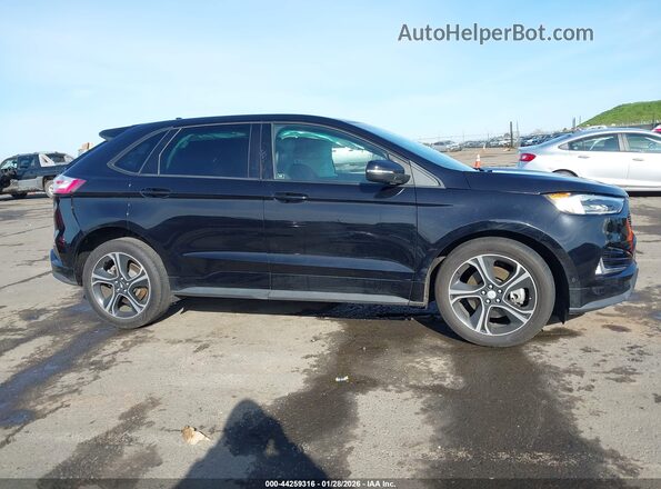 2FMPK4AP4KBC01473 2019 FORD EDGE Black Widok wnętrza z tyłu