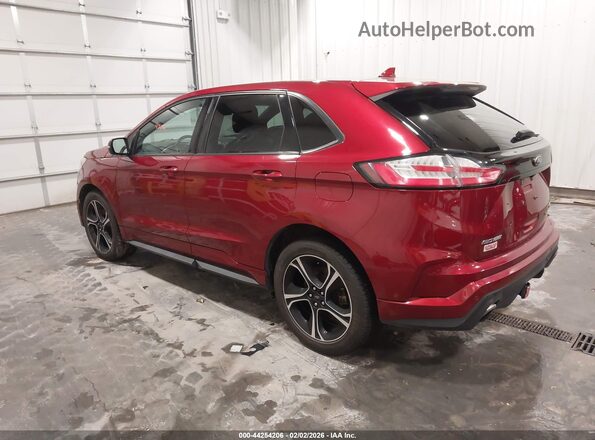 2FMPK4AP6KBC20896 2019 FORD EDGE Красный Задняя левая четверть
