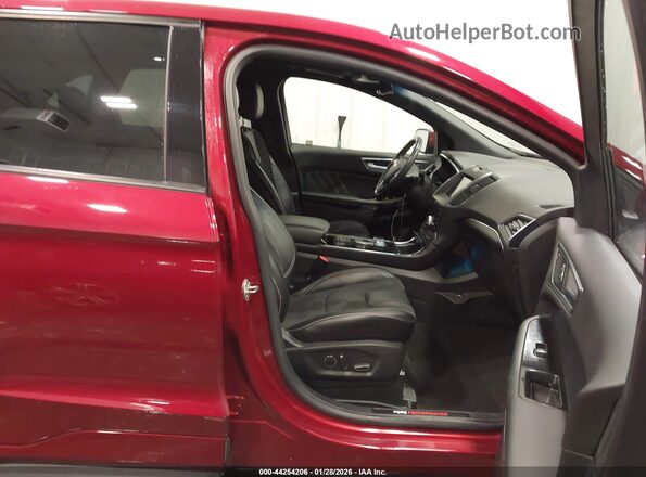 2FMPK4AP6KBC20896 2019 FORD EDGE Красный Вид салона спереди