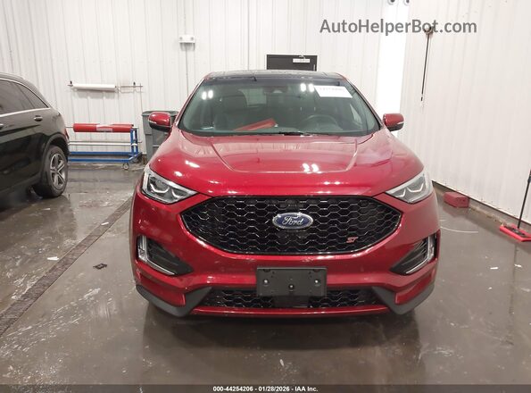 2FMPK4AP6KBC20896 2019 FORD EDGE Красный Вид щитка приборов