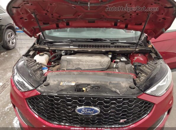 2FMPK4AP6KBC20896 2019 FORD EDGE Красный Вид сзади
