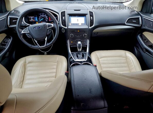 2FMPK4J83GBB66795 2016 FORD EDGE Красный Вид панели приборов