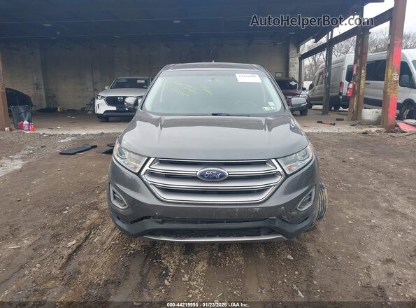 2FMPK4J85HBC58279 2017 FORD EDGE Gray Vista del salpicadero