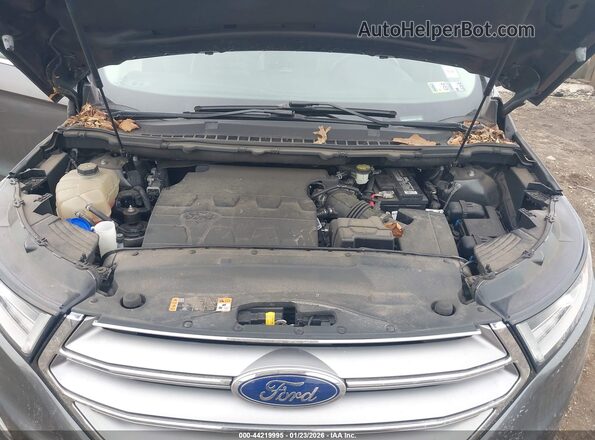 2FMPK4J85HBC58279 2017 FORD EDGE Gray Vista trasera