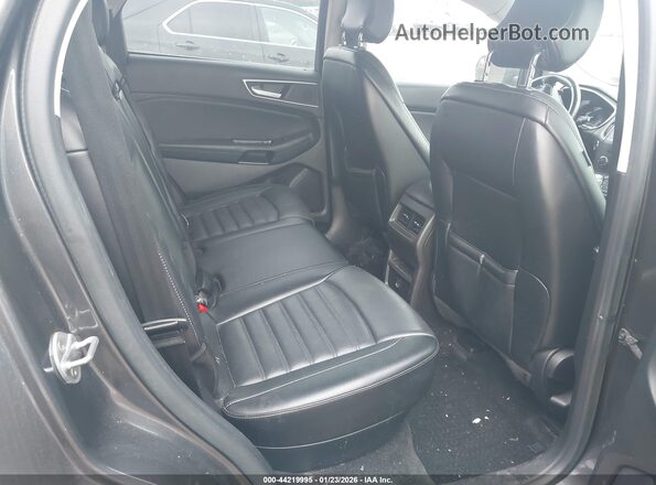 2FMPK4J85HBC58279 2017 FORD EDGE Gray Vista de la etiqueta del VIN