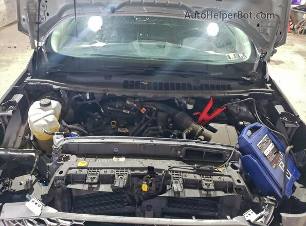 2FMPK4J90PBA34201 2023 FORD EDGE Silver Vista del compartimento del motor