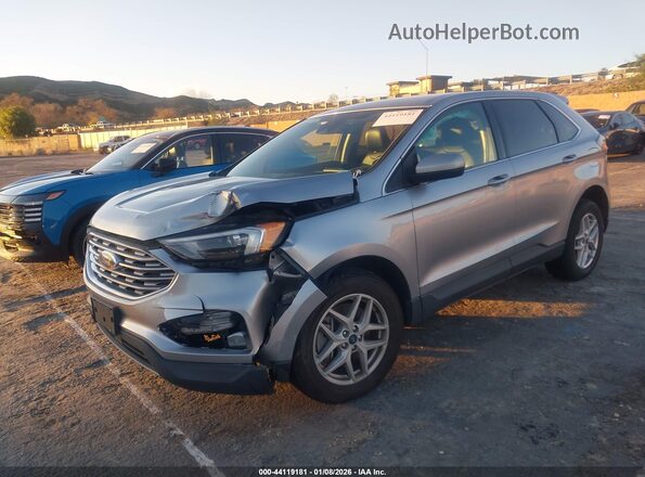 2FMPK4J92NBA53961 2022 FORD EDGE Silver Առջևի ձախ երեք քառորդ տեսարան