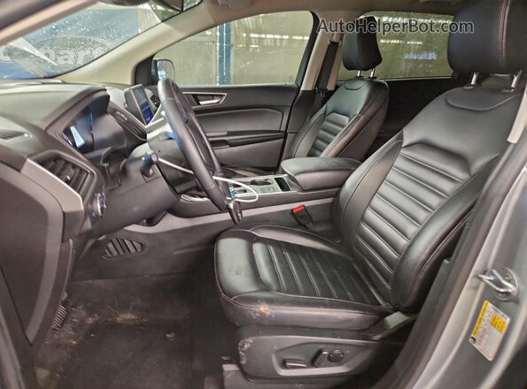 2FMPK4J92NBA71019 2022 FORD EDGE Silver Вид салону спереду
