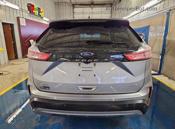 2FMPK4J92NBA71019 2022 FORD EDGE Silver Вид ззаду