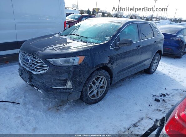 2FMPK4J93NBA23075 2022 FORD EDGE Black წინა მარცხენა ხედი სამი მეოთხედიდან