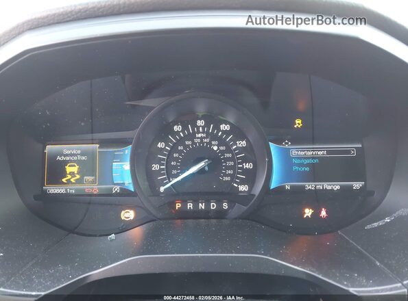 2FMPK4J93NBA23075 2022 FORD EDGE Black უკანა სავარძლების ხედი