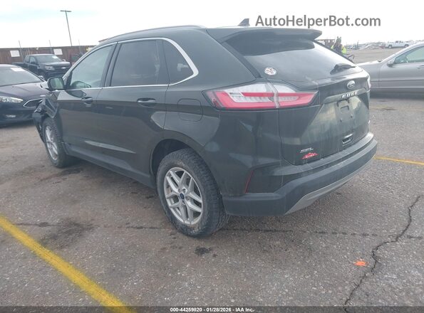 2FMPK4J95NBA19061 2022 FORD EDGE Gray Trasero izquierdo