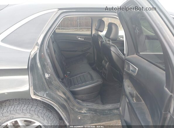 2FMPK4J95NBA19061 2022 FORD EDGE Gray Vista de la etiqueta del VIN
