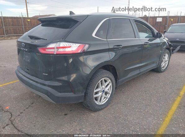 2FMPK4J95NBA19061 2022 FORD EDGE Gray Trasero derecho