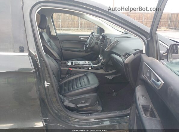2FMPK4J95NBA19061 2022 FORD EDGE Gray Vista interior delantera