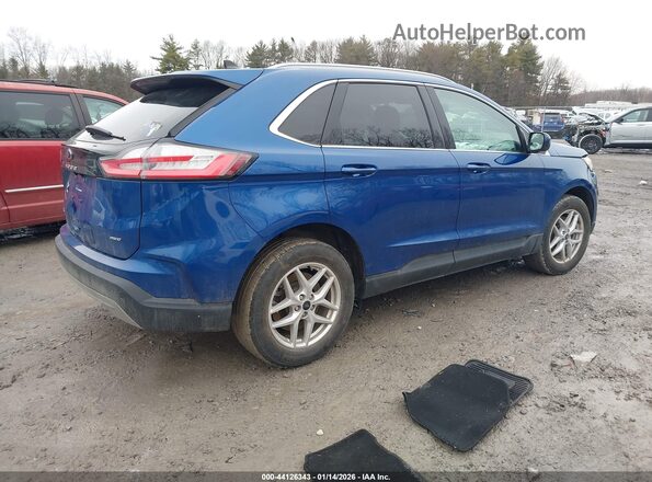 2FMPK4J97PBA11790 2023 FORD EDGE Blue Задня права чверть