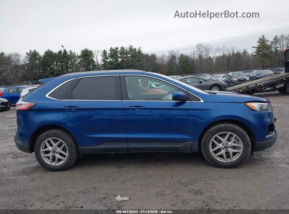 2FMPK4J97PBA11790 2023 FORD EDGE Blue Вид задньої частини салону