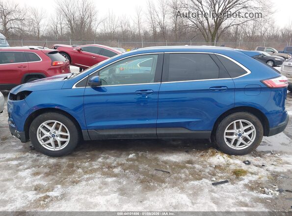 2FMPK4J98NBA01833 2022 FORD EDGE Blue 