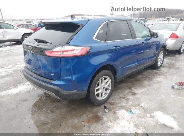 2FMPK4J98NBA01833 2022 FORD EDGE Blue 
