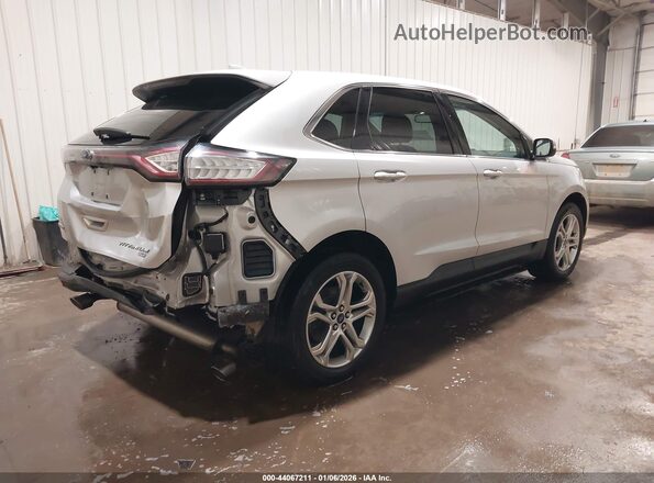 2FMPK4K81HBC22040 2017 FORD EDGE Silver Trasero derecho