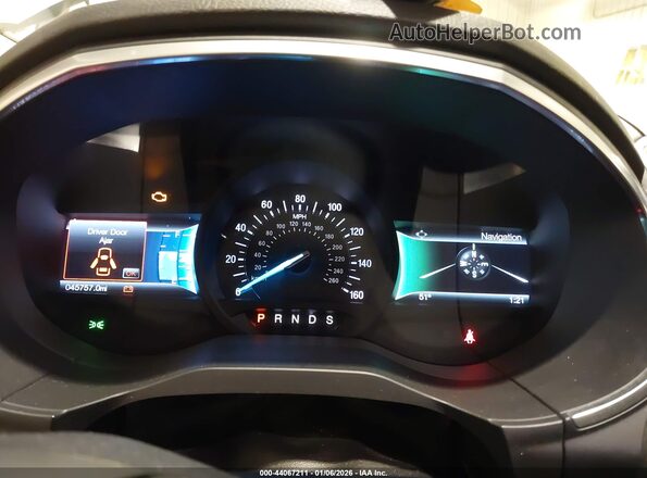 2FMPK4K81HBC22040 2017 FORD EDGE Silver Vista de los asientos traseros