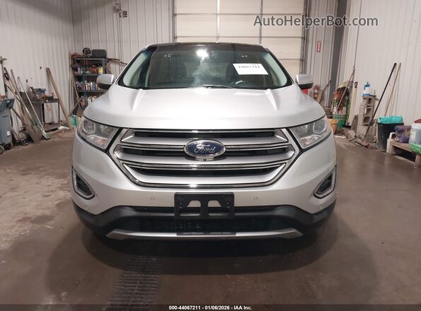 2FMPK4K81HBC22040 2017 FORD EDGE Silver Vista interior trasera