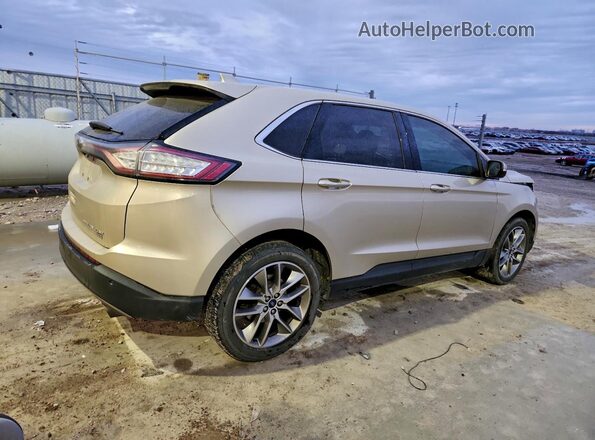 2FMPK4K89JBC55499 2018 FORD EDGE Tan უკანა მარჯვენა