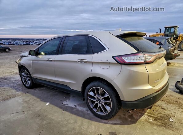 2FMPK4K89JBC55499 2018 FORD EDGE Tan უკანა მარცხენა