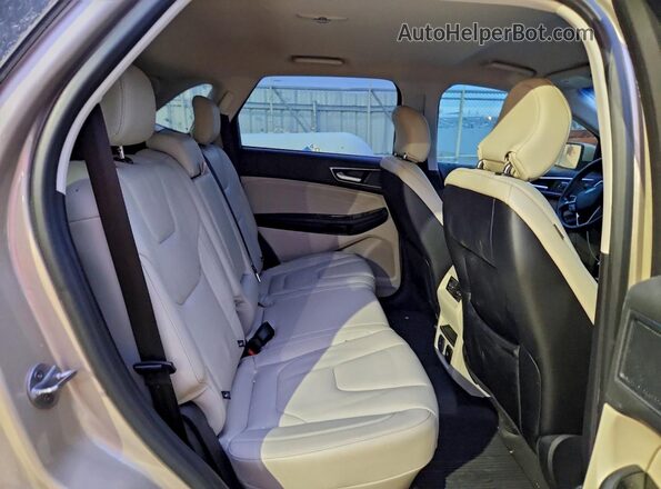 2FMPK4K89JBC55499 2018 FORD EDGE Tan უკანა სალონის ხედი
