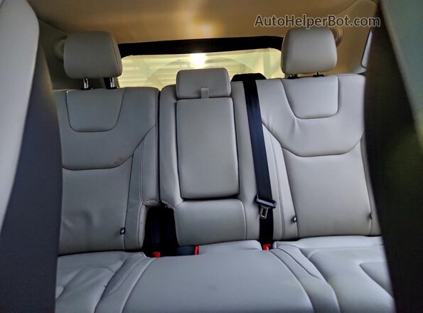 2FMPK4K89JBC55499 2018 FORD EDGE Tan უკანა სავარძლების ხედი