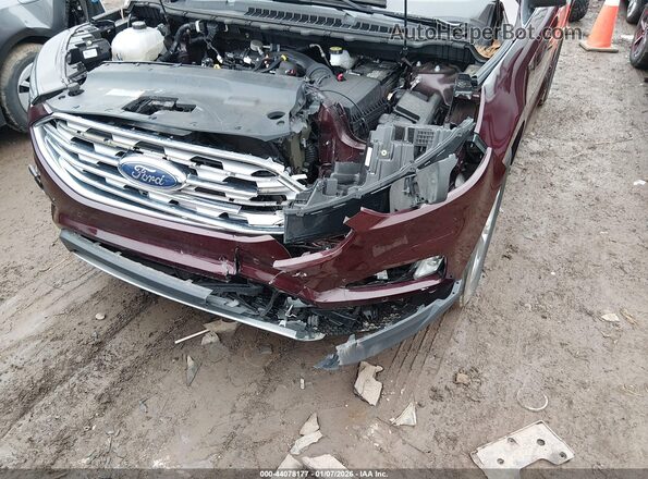 2FMPK4K90NBA41645 2022 FORD EDGE Burgundy Widok z przodu
