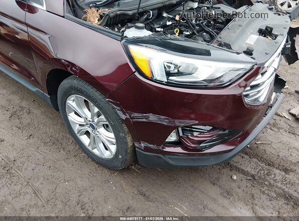 2FMPK4K90NBA41645 2022 FORD EDGE Burgundy 