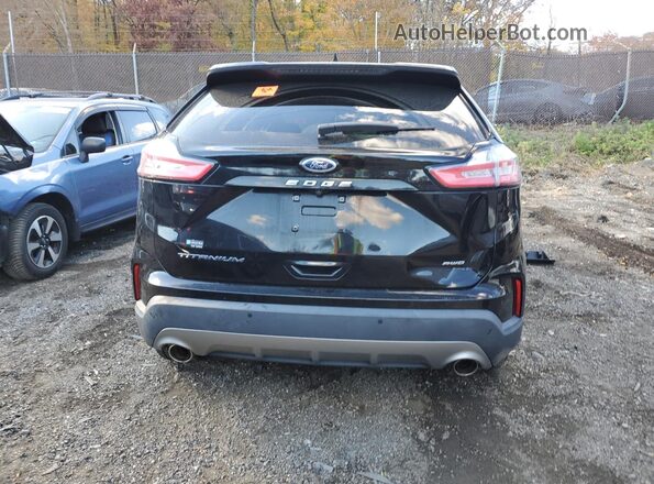 2FMPK4K92NBA45437 2022 FORD EDGE Черный Вид сзади