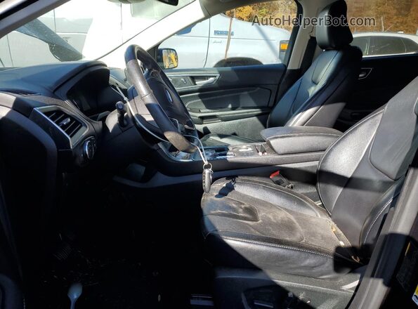 2FMPK4K92NBA45437 2022 FORD EDGE Черный Вид салона спереди