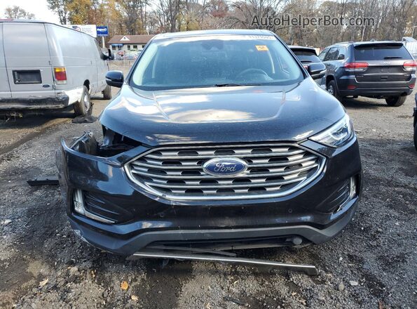 2FMPK4K92NBA45437 2022 FORD EDGE Черный Вид спереди
