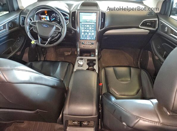 2FMPK4K95MBA45141 2021 FORD EDGE Maroon Vista del salpicadero